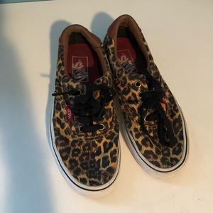 Cheetah print vans
